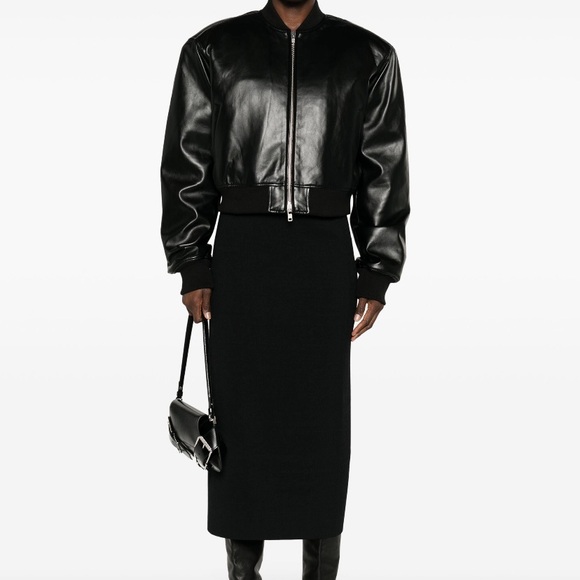 The Frankie Shop Micky cropped bomber jacket NWOT - Picture 3 of 8